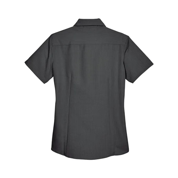 Harriton Women's Barbados Textured Camp Shirt - Harriton Women's Barbados Textured Camp Shirt - Image 2 of 20