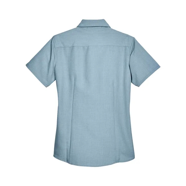 Harriton Women's Barbados Textured Camp Shirt - Harriton Women's Barbados Textured Camp Shirt - Image 4 of 20
