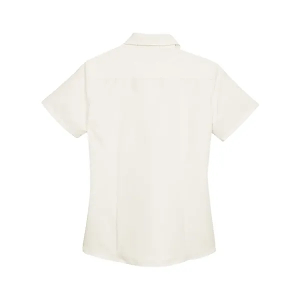 Harriton Women's Barbados Textured Camp Shirt - Harriton Women's Barbados Textured Camp Shirt - Image 6 of 20
