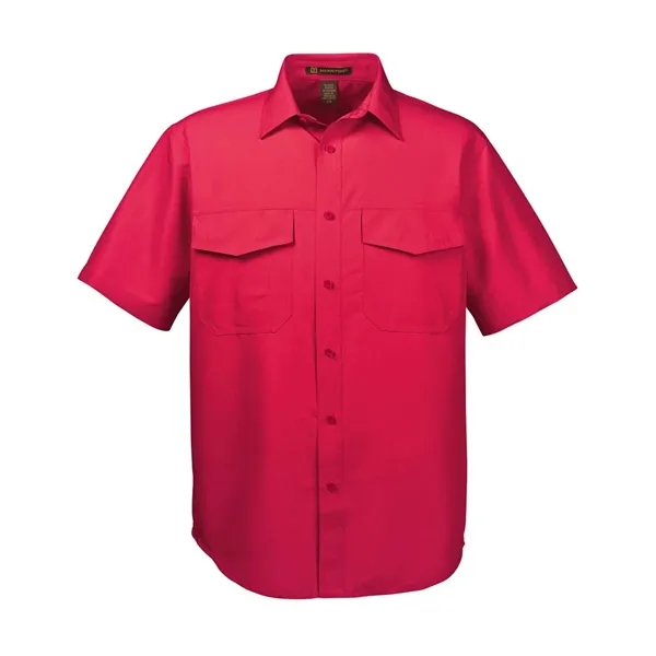 Harriton Men's Key West Short Sleeve Performance Staff Shirt - Harriton Men's Key West Short Sleeve Performance Staff Shirt - Image 7 of 8