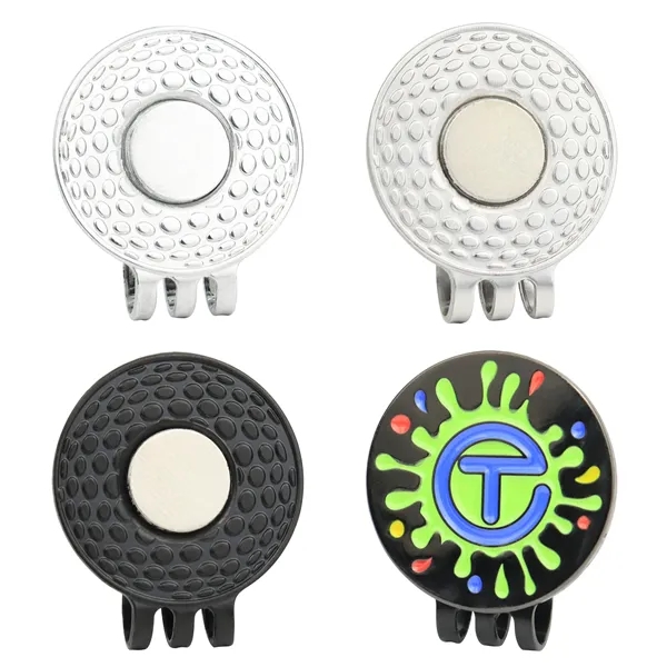 Golf Hat Clip with Magnetic Ball Marker - Golf Hat Clip with Magnetic Ball Marker - Image 0 of 4