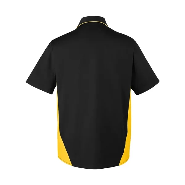 Harriton Men's Tall Flash IL Colorblock Shirt - Harriton Men's Tall Flash IL Colorblock Shirt - Image 5 of 12