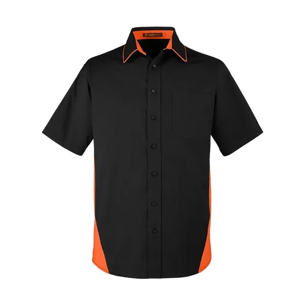 Harriton Men's Tall Flash IL Colorblock Shirt - Harriton Men's Tall Flash IL Colorblock Shirt - Image 6 of 12