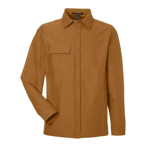 Harriton Unisex Flex Twill Overshirt - Harriton Unisex Flex Twill Overshirt - Image 7 of 8