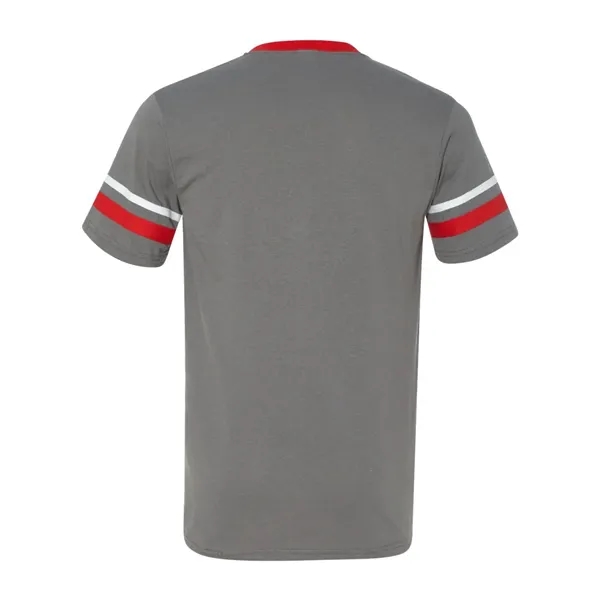 Augusta Sportswear V-Neck Jersey with Striped Sleeves - Augusta Sportswear V-Neck Jersey with Striped Sleeves - Image 22 of 72