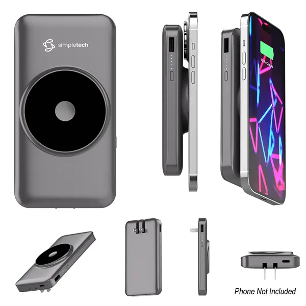 10,000mAh PhoneSuit Mag All-In-One Wireless Battery Pack ... - 10,000mAh PhoneSuit Mag All-In-One Wireless Battery Pack ... - Image 0 of 3