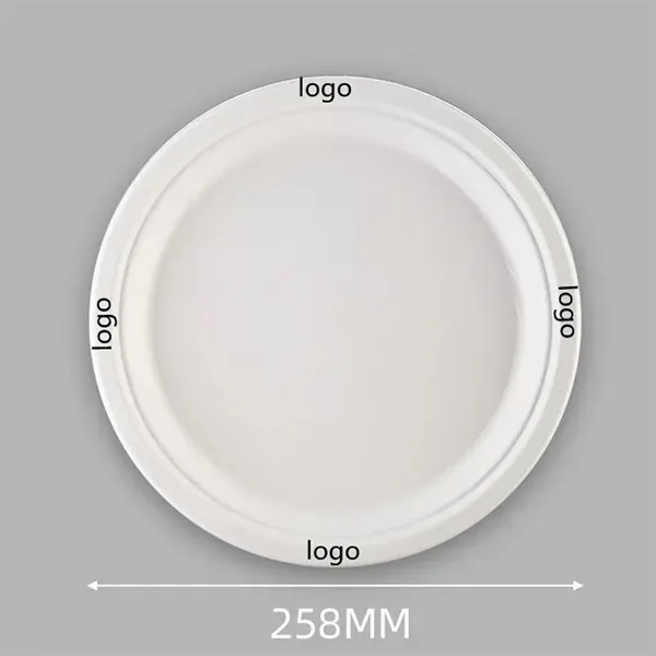10" Disposable Paper Plates Eco-Friendly - 10" Disposable Paper Plates Eco-Friendly - Image 4 of 5