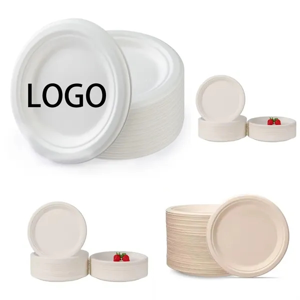 10" Disposable Paper Plates Eco-Friendly - 10" Disposable Paper Plates Eco-Friendly - Image 0 of 5