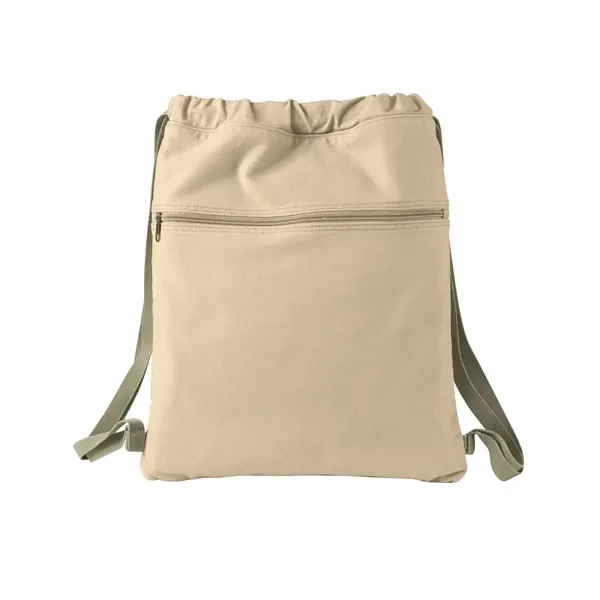 Authentic Pigment 14oz. Pigment-Dyed Canvas Cinch Sack - Authentic Pigment 14oz. Pigment-Dyed Canvas Cinch Sack - Image 0 of 0