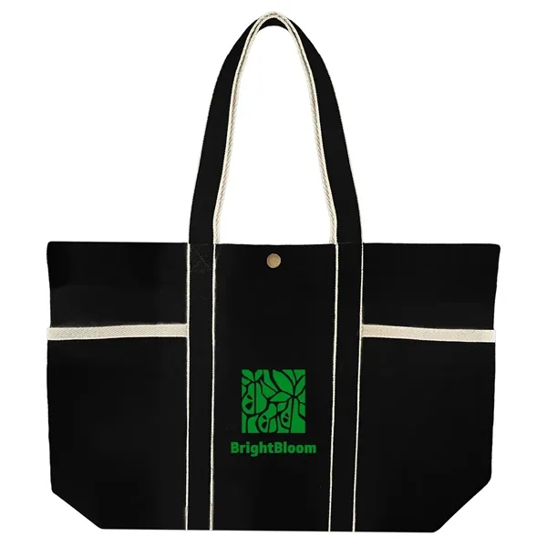 Aware™ 10 Oz. Recycled Cotton Canvas Tote Bag - Aware™ 10 Oz. Recycled Cotton Canvas Tote Bag - Image 2 of 4