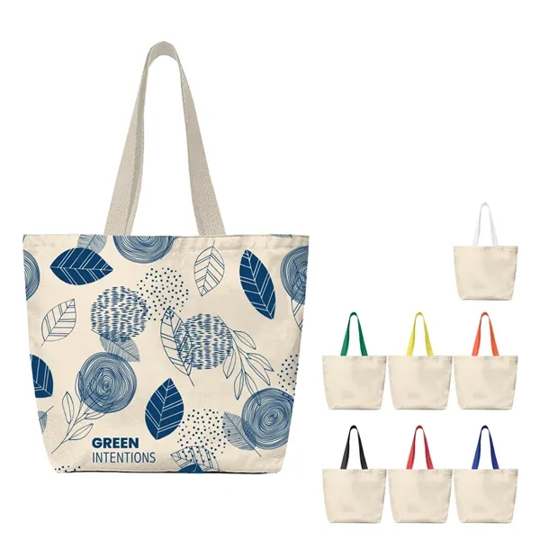 14 Oz. Recycled Canvas Tote Bag - 14 Oz. Recycled Canvas Tote Bag - Image 1 of 16