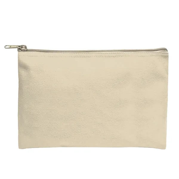 Recycled Canvas Zippered Pouch - Recycled Canvas Zippered Pouch - Image 2 of 6