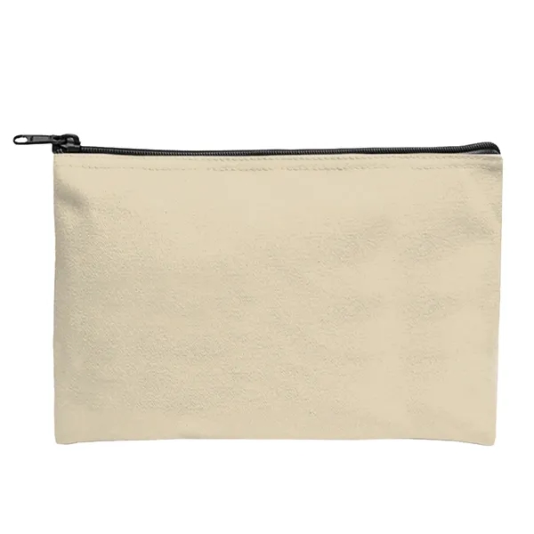 Recycled Canvas Zippered Pouch - Recycled Canvas Zippered Pouch - Image 4 of 6