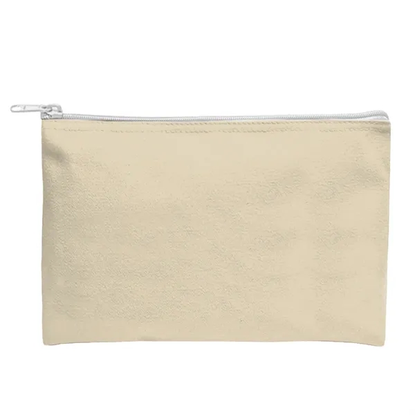 Recycled Canvas Zippered Pouch - Recycled Canvas Zippered Pouch - Image 6 of 6