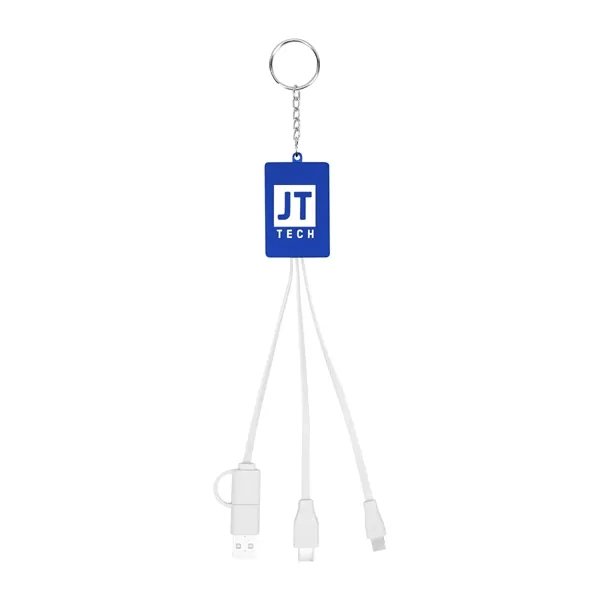 Multi-Charging Cable USB Hub Keyring - Multi-Charging Cable USB Hub Keyring - Image 6 of 6