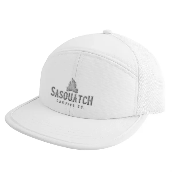 7-Panel Performance Trucker Cap - 7-Panel Performance Trucker Cap - Image 7 of 8