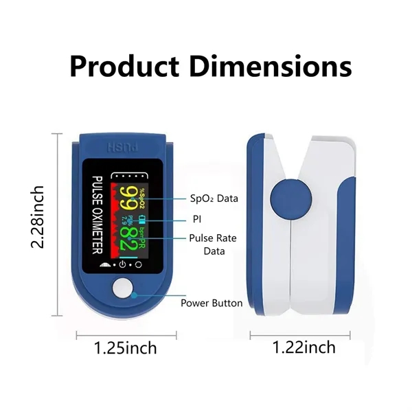 TFT Screen Fingertip Pulse Oximeter - TFT Screen Fingertip Pulse Oximeter - Image 1 of 6