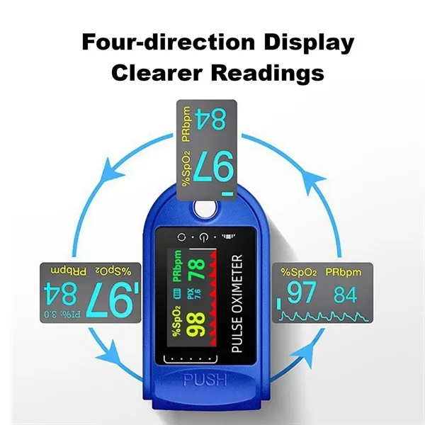 TFT Screen Fingertip Pulse Oximeter - TFT Screen Fingertip Pulse Oximeter - Image 2 of 6