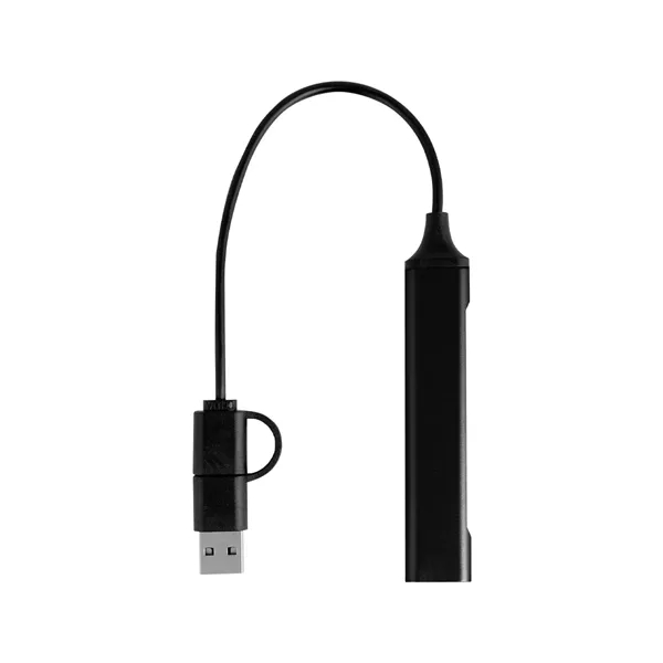 Triple Port Recycled Charging Hub - Triple Port Recycled Charging Hub - Image 2 of 4