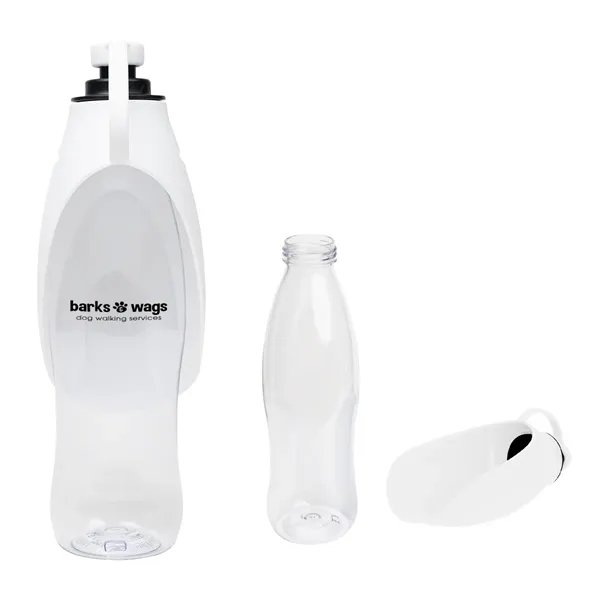 21 Oz. Recycled Pet Water Bottle & Dispensing Bowl - 21 Oz. Recycled Pet Water Bottle & Dispensing Bowl - Image 8 of 9