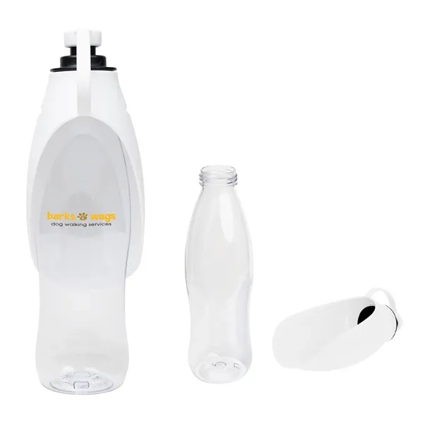 21 Oz. Recycled Pet Water Bottle & Dispensing Bowl - 21 Oz. Recycled Pet Water Bottle & Dispensing Bowl - Image 9 of 9
