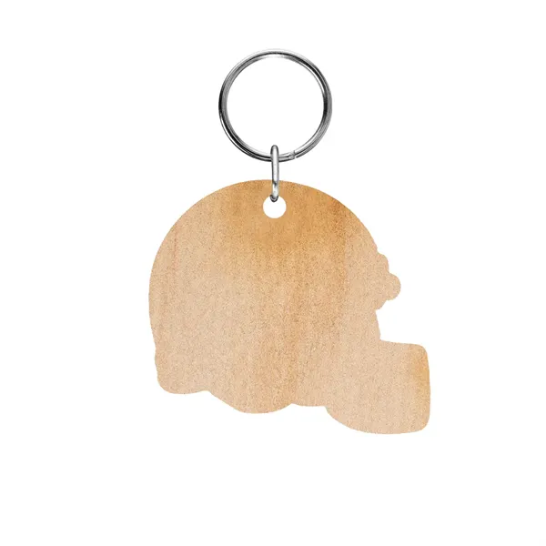 Full Color Wood Key Tag - 4" - Full Color Wood Key Tag - 4" - Image 1 of 3