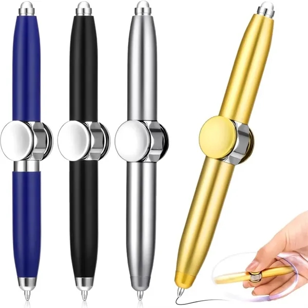 Fidget Spinning Pen with LED Light - Fidget Spinning Pen with LED Light - Image 0 of 6