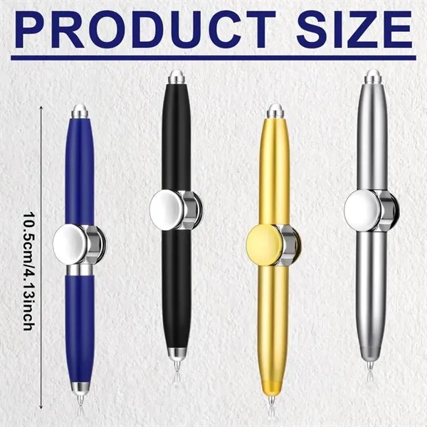 Fidget Spinning Pen with LED Light - Fidget Spinning Pen with LED Light - Image 1 of 6