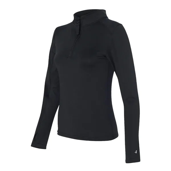 Badger Women's Lightweight Quarter-Zip Pullover - Badger Women's Lightweight Quarter-Zip Pullover - Image 2 of 26