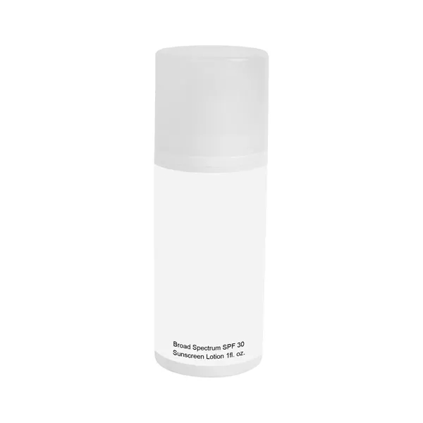 Custom 1 Oz. SPF 30 Sunscreen Lotion In Recycled Bottle