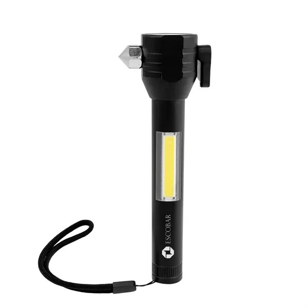 Custom Safety Tool With Rechargeable COB Flashlight 2.0