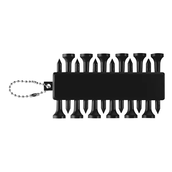 Custom rABS Golf Tee Set Keychain