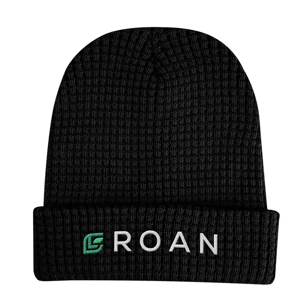 Custom Whistler Waffle Knit rPET Beanie