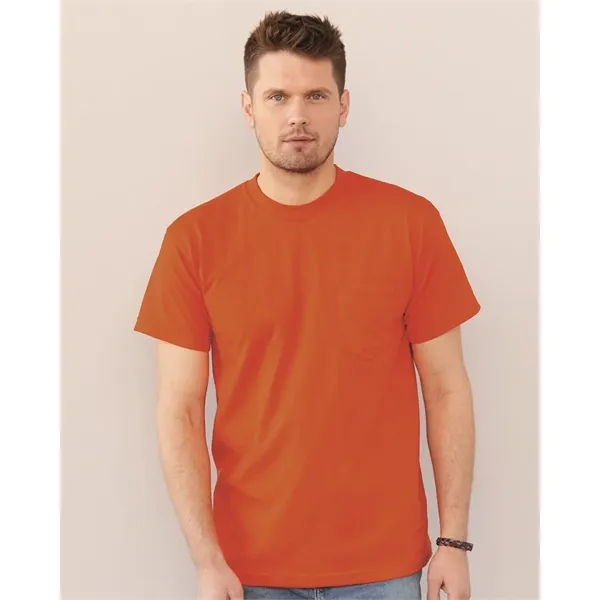 Bayside Unisex USA-Made 50/50 Pocket T-Shirt - Bayside Unisex USA-Made 50/50 Pocket T-Shirt - Image 0 of 5