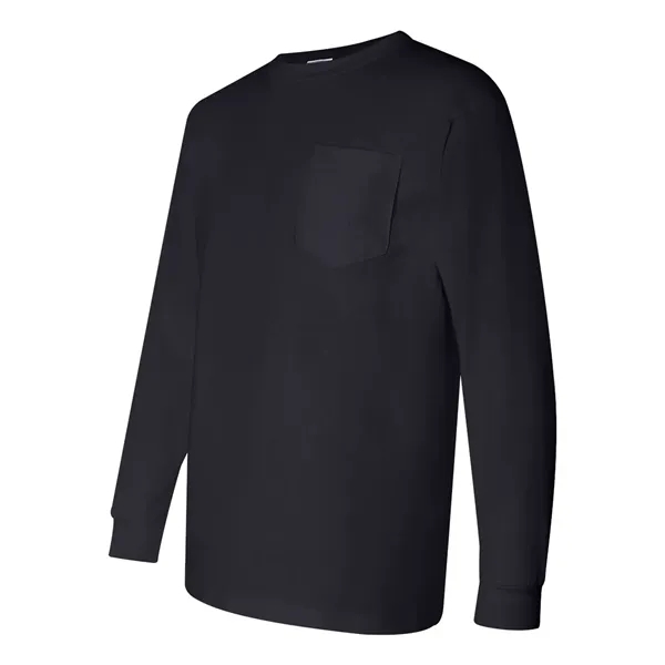 Bayside Unisex Union-Made Long Sleeve Pocket T-Shirt - Bayside Unisex Union-Made Long Sleeve Pocket T-Shirt - Image 11 of 18