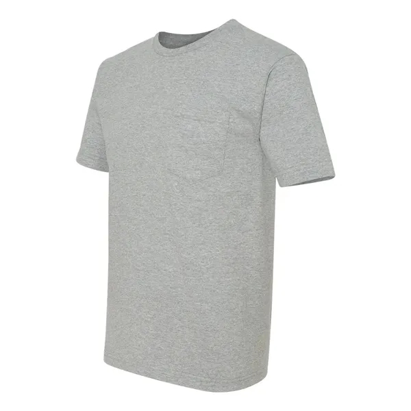 Bayside Unisex USA-Made Midweight Pocket T-Shirt - Bayside Unisex USA-Made Midweight Pocket T-Shirt - Image 7 of 23