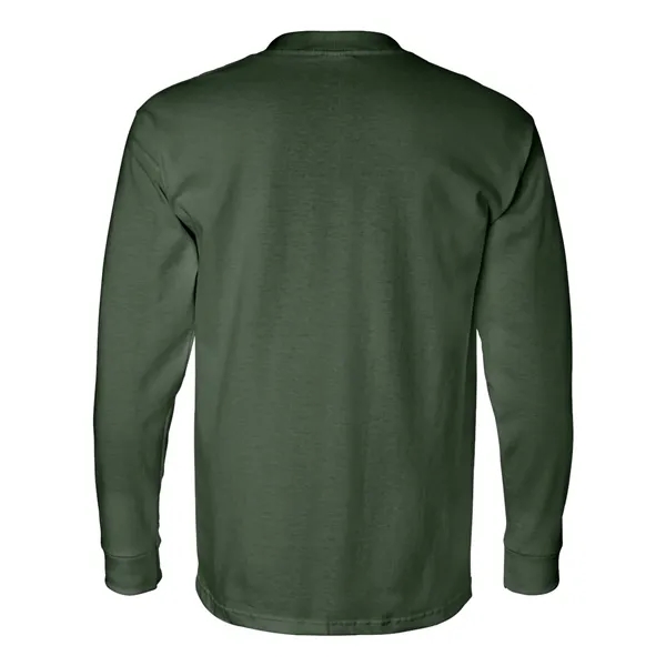 Bayside Unisex USA-Made Long Sleeve Pocket T-Shirt - Bayside Unisex USA-Made Long Sleeve Pocket T-Shirt - Image 15 of 29