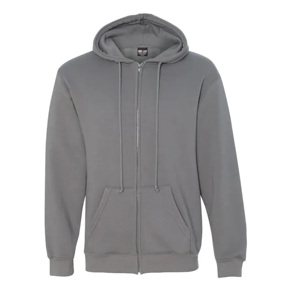 Bayside Unisex USA-Made Full-Zip Hooded Sweatshirt - Bayside Unisex USA-Made Full-Zip Hooded Sweatshirt - Image 7 of 21