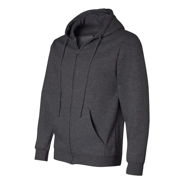 Bayside Unisex USA-Made Full-Zip Hooded Sweatshirt - Bayside Unisex USA-Made Full-Zip Hooded Sweatshirt - Image 11 of 21