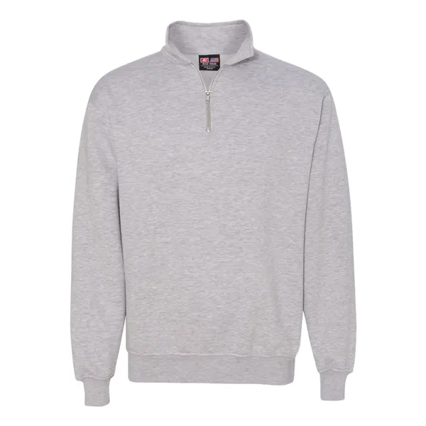 Bayside Unisex USA-Made Quarter-Zip Sweatshirt - Bayside Unisex USA-Made Quarter-Zip Sweatshirt - Image 10 of 15