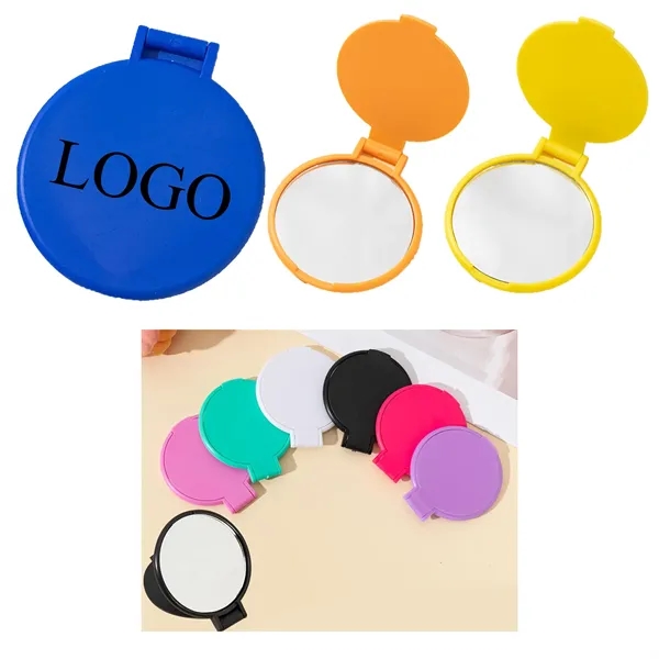 Mini Folding Mirror Round Compact - Mini Folding Mirror Round Compact - Image 0 of 5