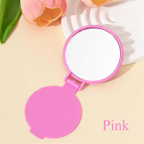 Mini Folding Mirror Round Compact - Mini Folding Mirror Round Compact - Image 1 of 5