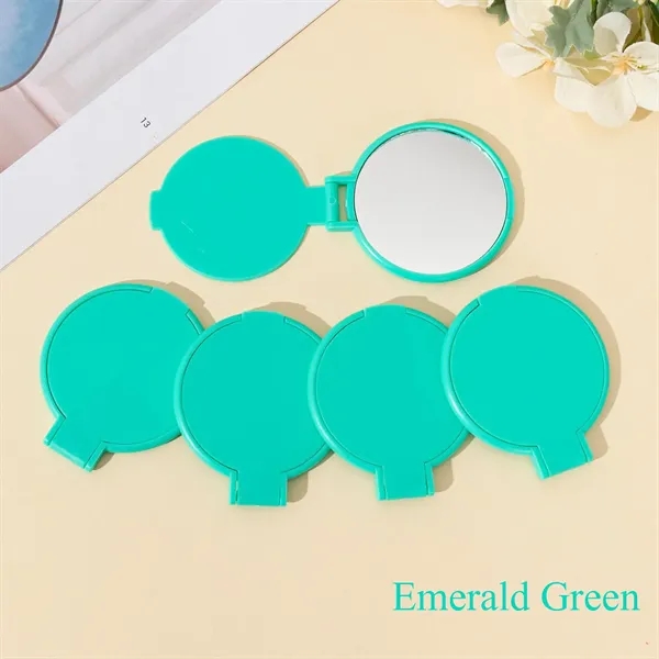 Mini Folding Mirror Round Compact - Mini Folding Mirror Round Compact - Image 2 of 5