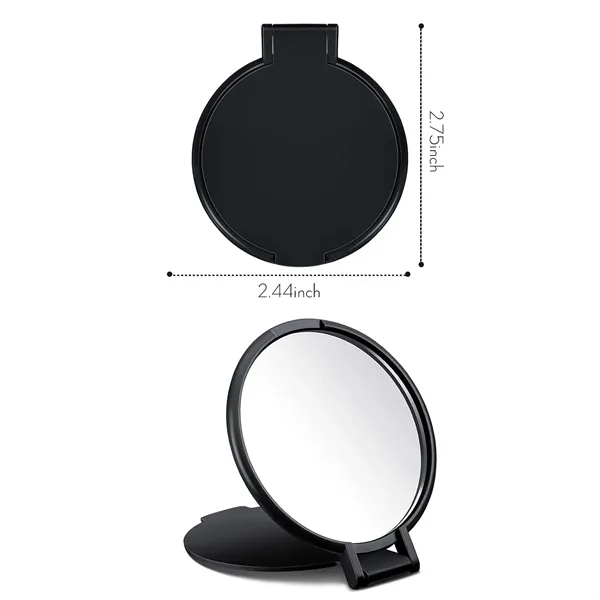 Mini Folding Mirror Round Compact - Mini Folding Mirror Round Compact - Image 5 of 5