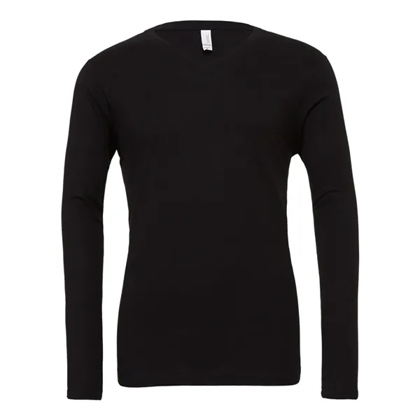 BELLA + CANVAS Unisex Long Sleeve V-Neck Tee - BELLA + CANVAS Unisex Long Sleeve V-Neck Tee - Image 1 of 21