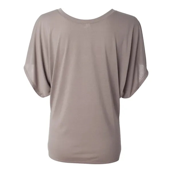 BELLA + CANVAS Women's Flowy Draped Dolman Tee - BELLA + CANVAS Women's Flowy Draped Dolman Tee - Image 6 of 9