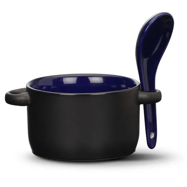 Merritt Soup Mug & Spoon - Imprinted - Merritt Soup Mug & Spoon - Imprinted - Image 2 of 15