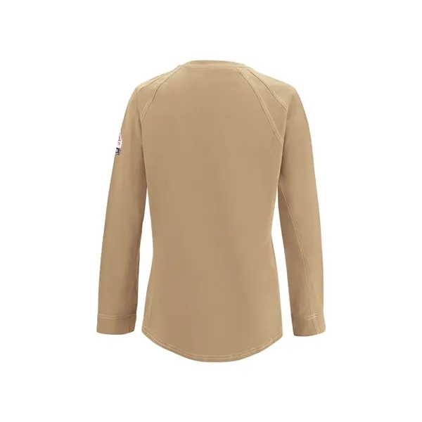 Bulwark Women's iQ Series® Comfort Knit Long Sleeve Tee - Bulwark Women's iQ Series® Comfort Knit Long Sleeve Tee - Image 4 of 4