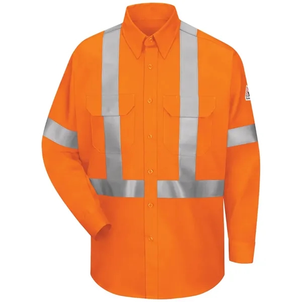 Bulwark Work Shirt With CSA Compliant Reflective Trim - E... - Bulwark Work Shirt With CSA Compliant Reflective Trim - E... - Image 0 of 2