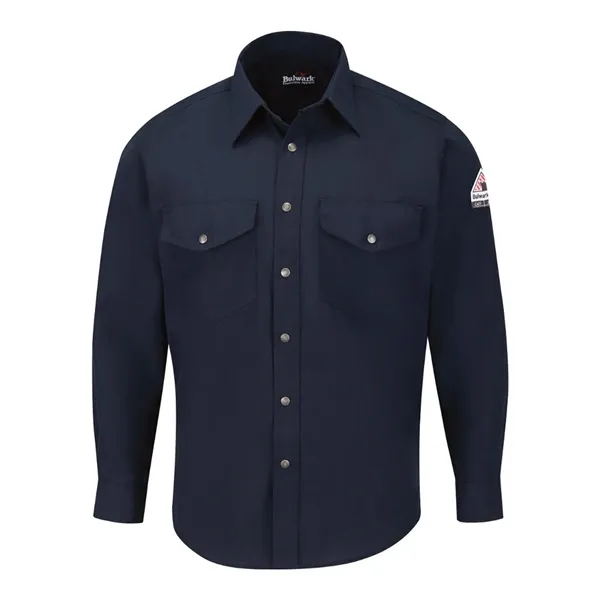 Bulwark Men's Tall Snap-Front Uniform Shirt - Nomex® IIIA... - Bulwark Men's Tall Snap-Front Uniform Shirt - Nomex® IIIA... - Image 0 of 6